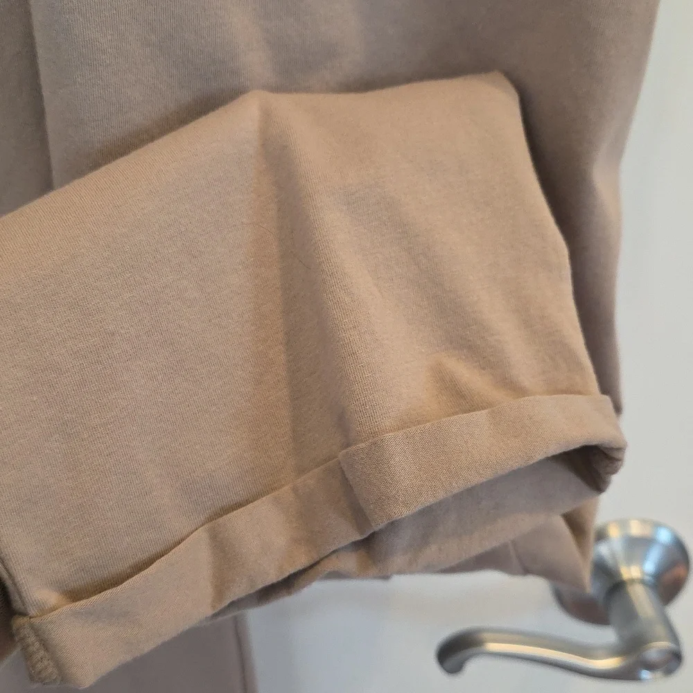 NWOT L/XL Zenana Outfitters Beige/Ash Mocha Jumpsuit - Picture 4 of 10